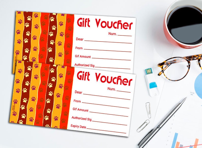Gift Certificate Gift Voucher Gift Card Digital Download Etsy