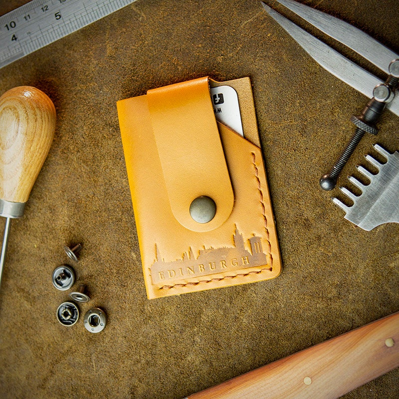 Minimalist Card Holder – Workshop After Six - Handcrafted Leather Goods
