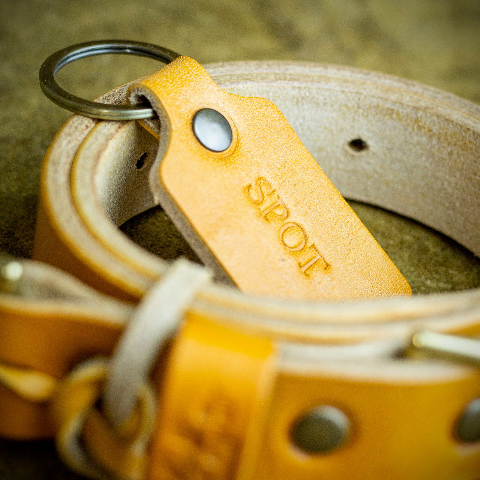 Handgefertigter Namensanhänger aus Leder für Hunde Etsy