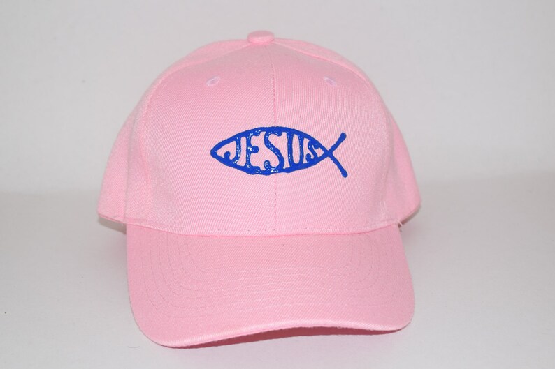 front /& back Cap with Jesus Fish Symbol