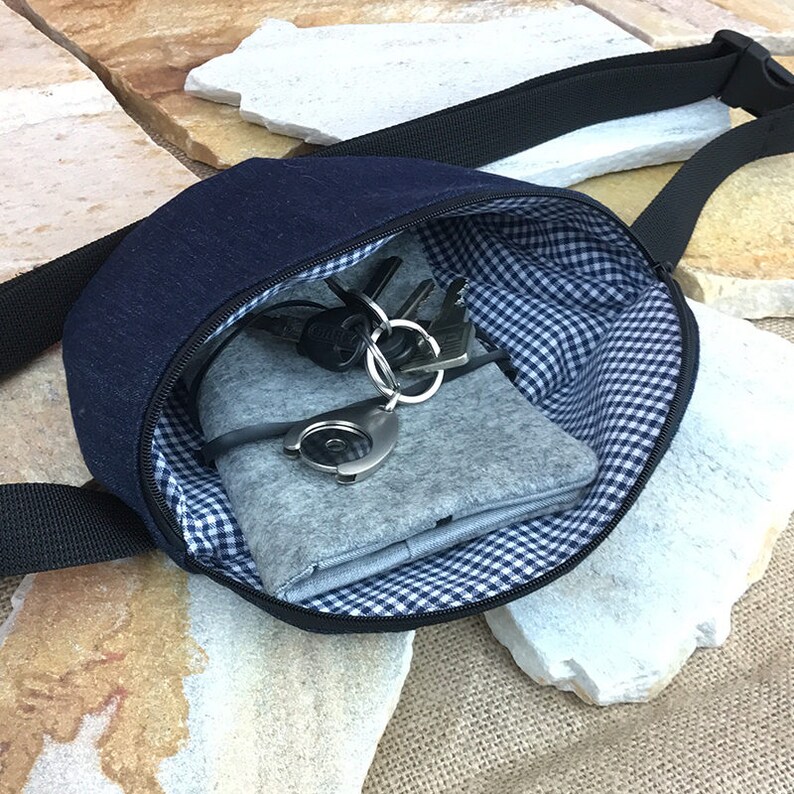 HipBag in jeans belt bag hip bag belly bag bike bag Etsy