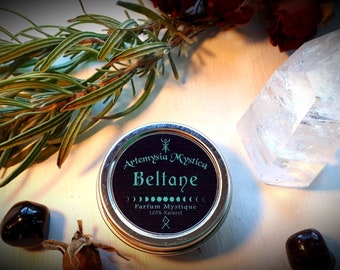 Beltane Mystical Perfume, Solid perfume, natural perfume, ritual perfume, May festival, Wicca, witchy, witch perfume