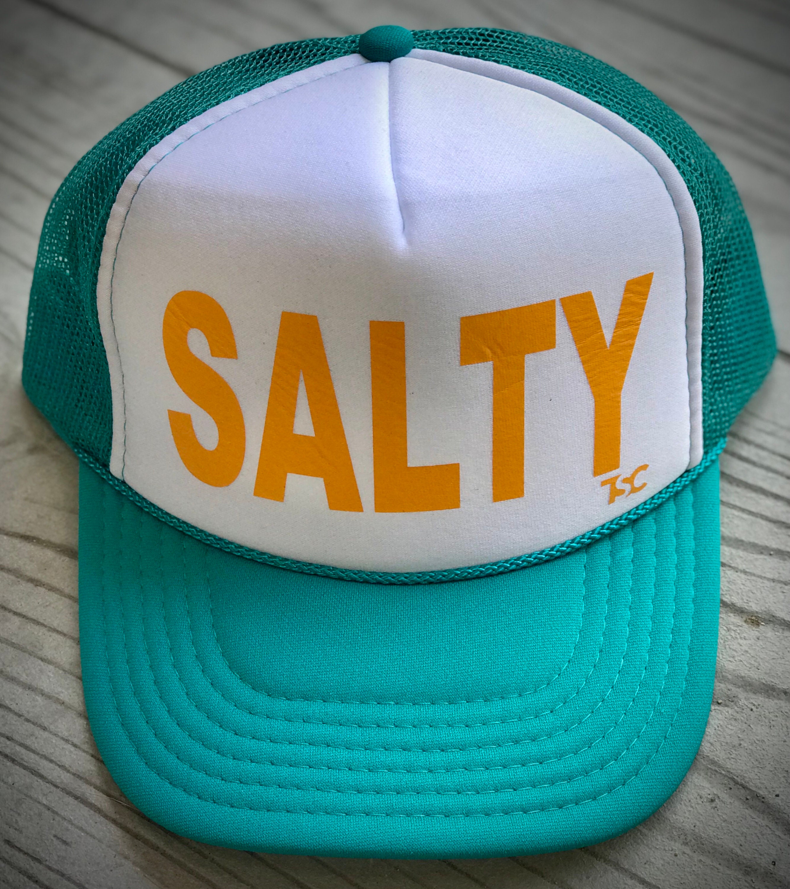 Nieah Salty Trucker hat Baseball Cap 
