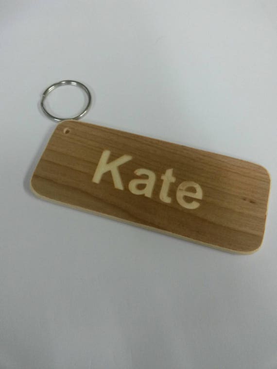 Hotel Room Key Caravan Business Door Extra Large Wooden Keyring Personalised Motel B Engraved Ring For Attachment To Your Keys Included