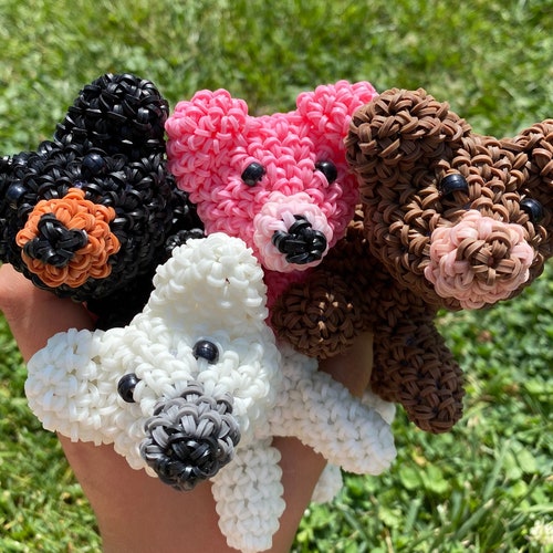 Rainbow Loom Mini Axolotls Loomigurumi Sea Creature Gift Etsy