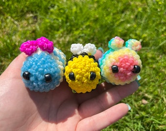 Loomigurumi Bee Rainbow Loom Animal - Etsy Loomigurumi Bee Rainbow Loom Animal - Etsy