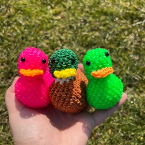 Loomigurumi Duck Rainbow Loom Animal