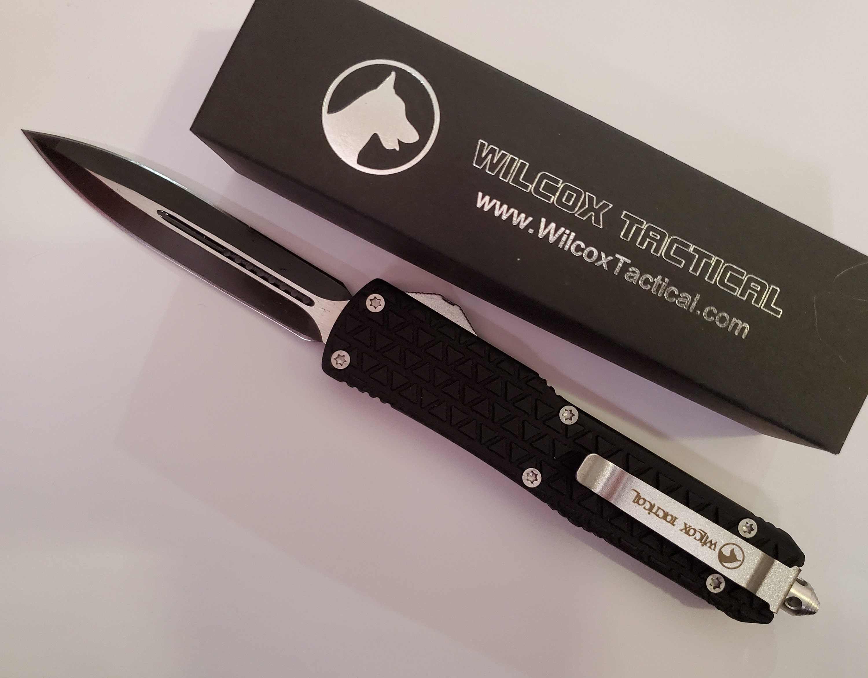 WILCOX TACTICAL OTF Spear Knife Etsy