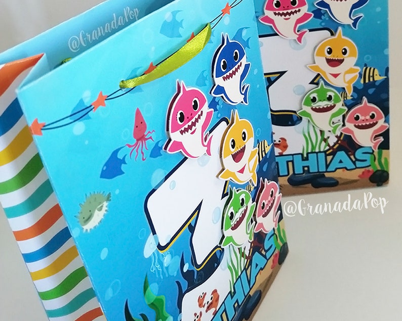 Baby Shark Party Favour Bags Goodie Bags