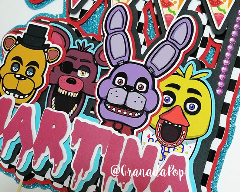 Five Nights at Freddy/'s image pour le g\u00e2teau