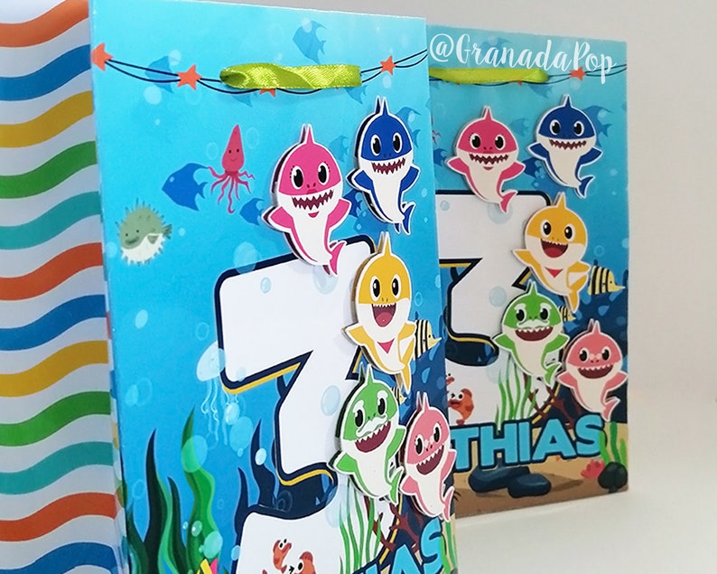 Baby Shark Party Favour Bags Goodie Bags