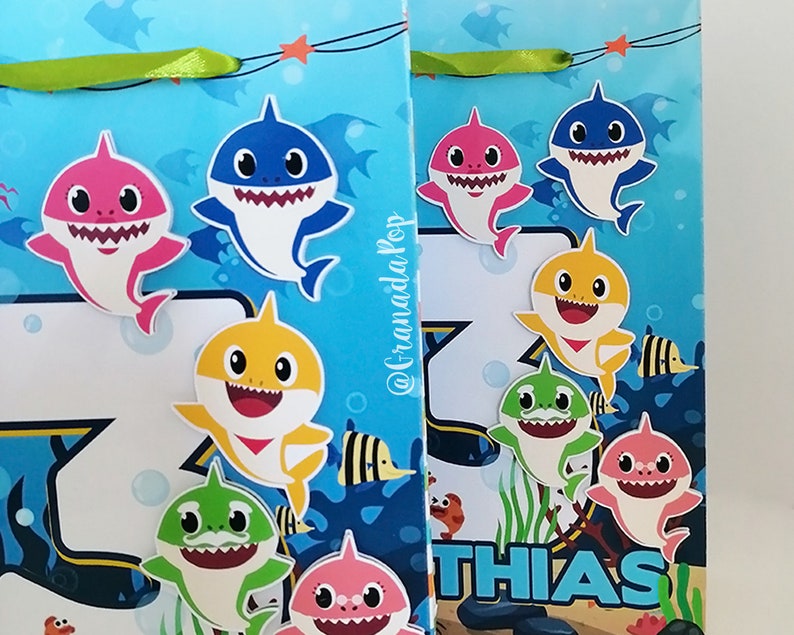 Baby Shark Party Favour Bags Goodie Bags