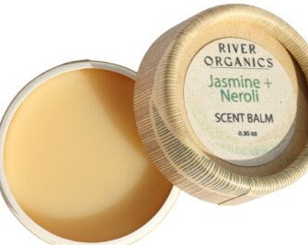 Jasmine + Neroli Scented Balm | Solid Perfume | Essential Oil Balm , Vegan Perfume Balm, Salve and Organic Perfume, Organic Perfume