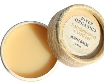 Sandalwood + Vetiver Solid Scent Balm