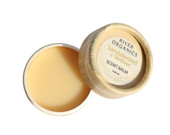 Sandalwood + Vetiver Solid Scent Balm