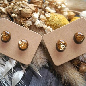9 Paia Di Orecchini In Acciaio Inossidabile 316L – Placcati Oro E Argento – Ipoallergenici – Set Regalo Con Forme Varie (Cuore, Palla, Luna, Foglia)