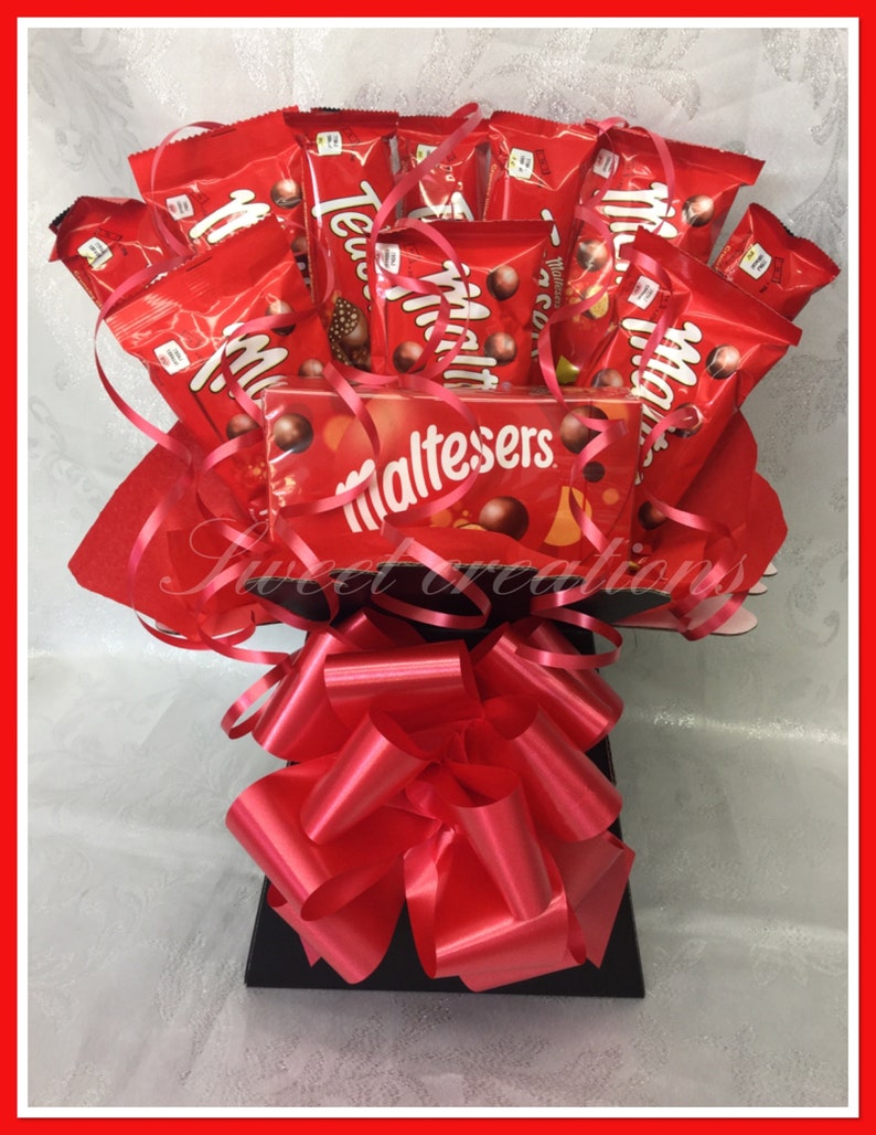Maltesers chocolate bouquet sweet hamper Christmas gift