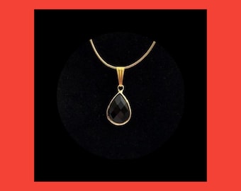 Minimalist Dainty Pendant. 18kt Gold Plate 16 inch Chain