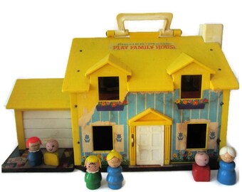 vintage fisher price little people house