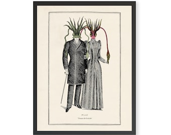 Cthulhu Art Print Gothic Wall Art. Vintage Surreal Print H P Lovecraft Art Tentacles Art Steampunk Wall Print