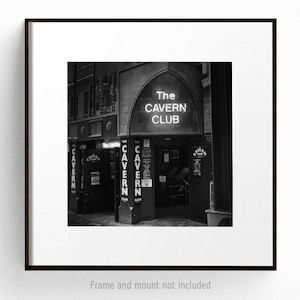 Cavern Club Beatles-konst Beatles-tryck Liverpool musik väggkonst Beatles-memorabilia