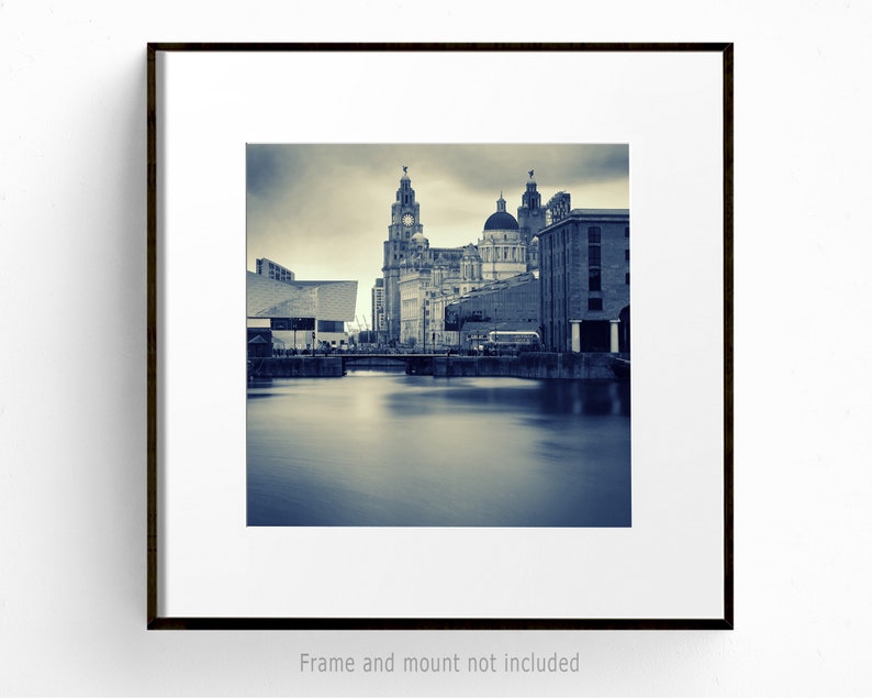 Liverpool Wall Art Set Liverpool Skyline Architecture Print Etsy