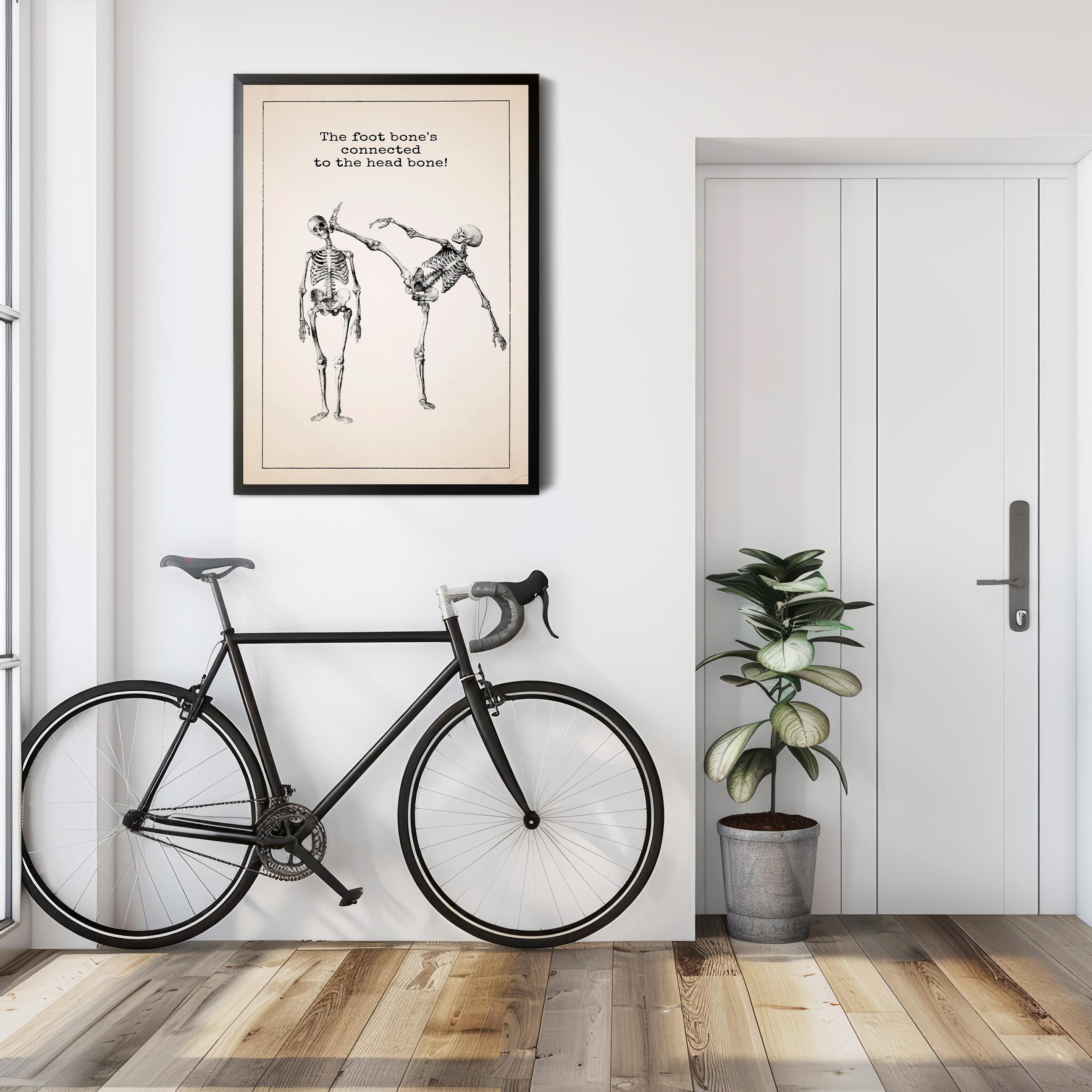 Vintage Anatomy Wall Art Medical Student Gift Taekwondo Gift MMA Fan ...