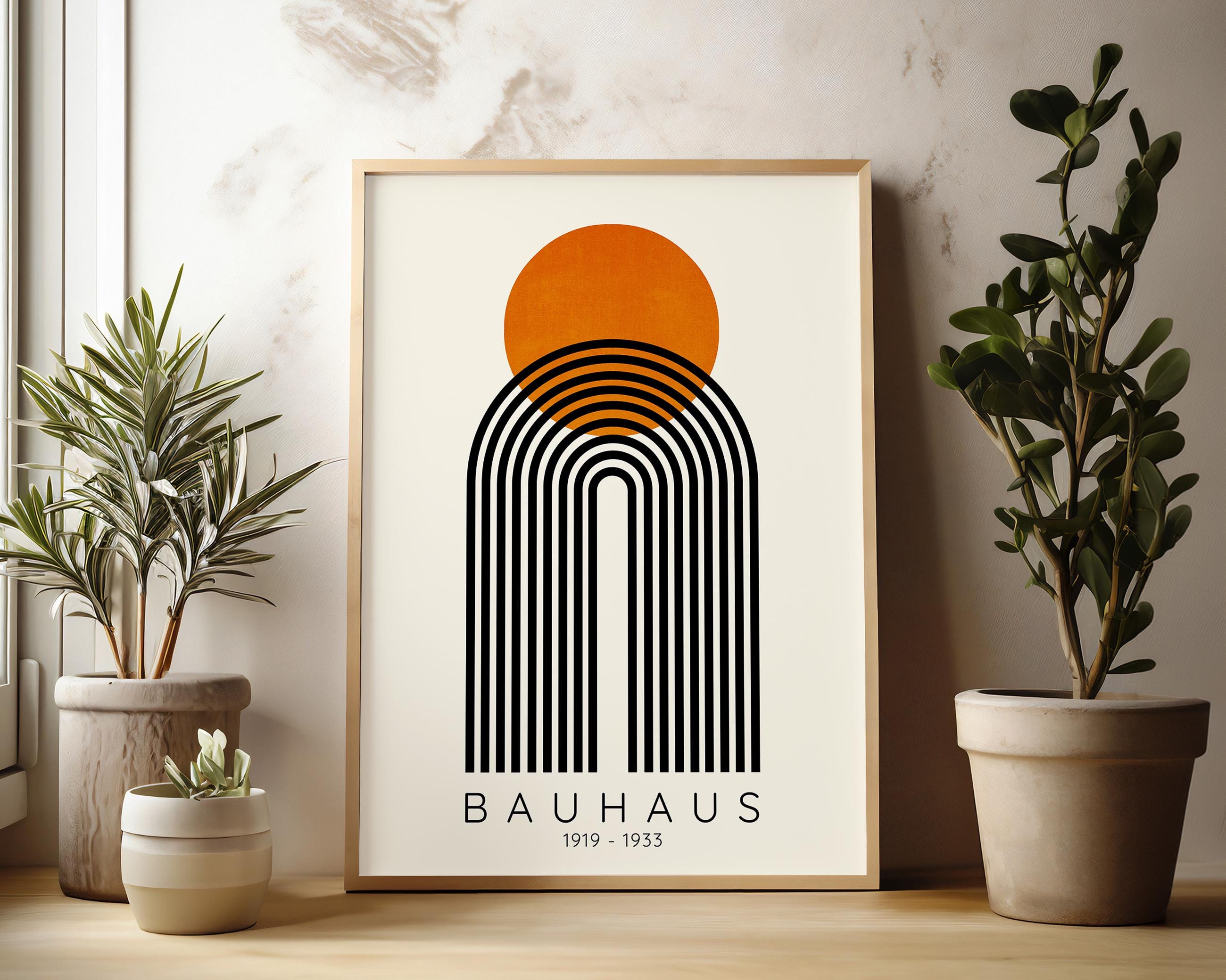 Bauhaus Art Print Minimalist Poster Modern Home Decor Digital Download ...