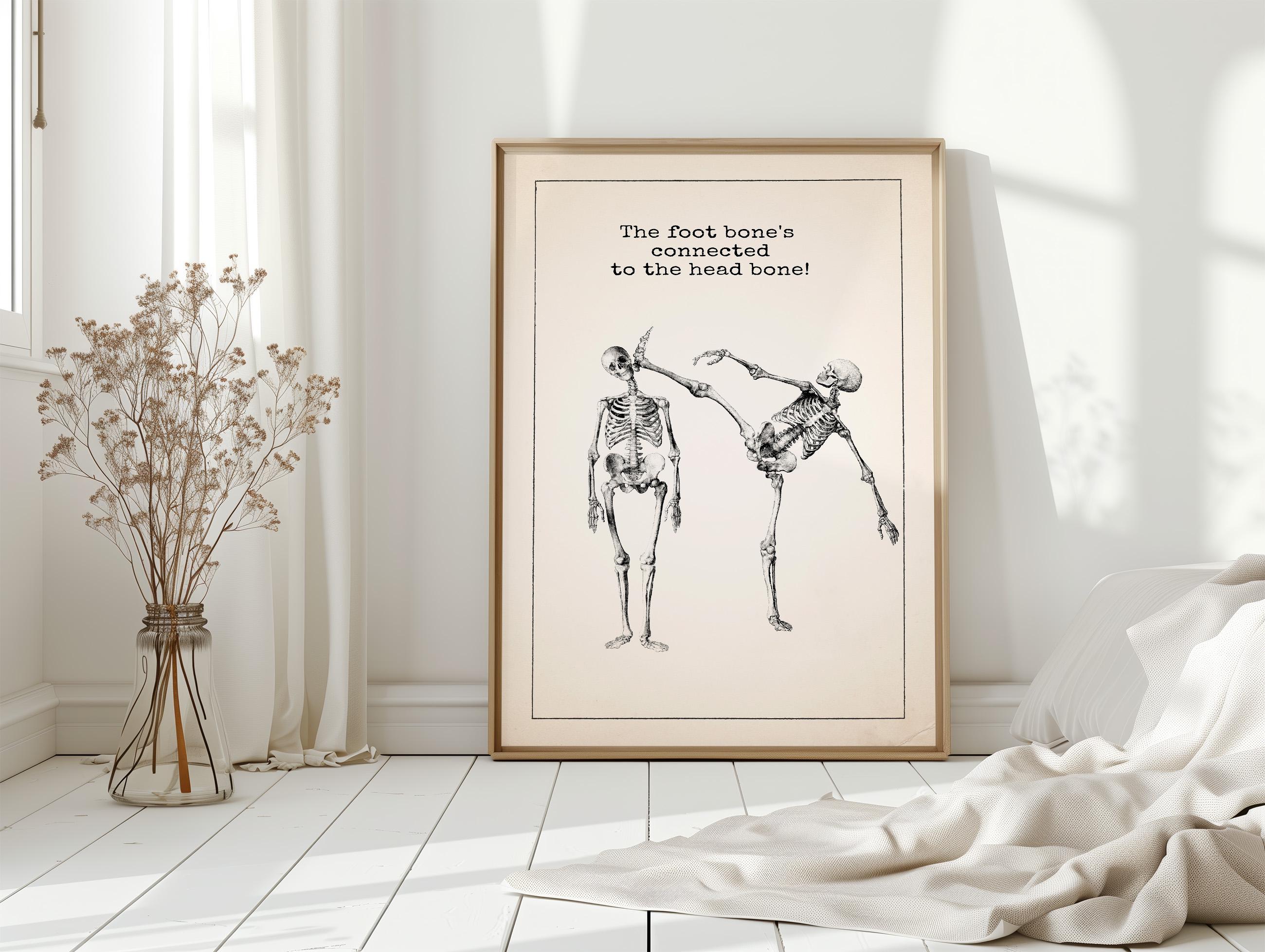 Vintage Anatomy Wall Art Medical Student Gift Taekwondo Gift MMA Fan ...