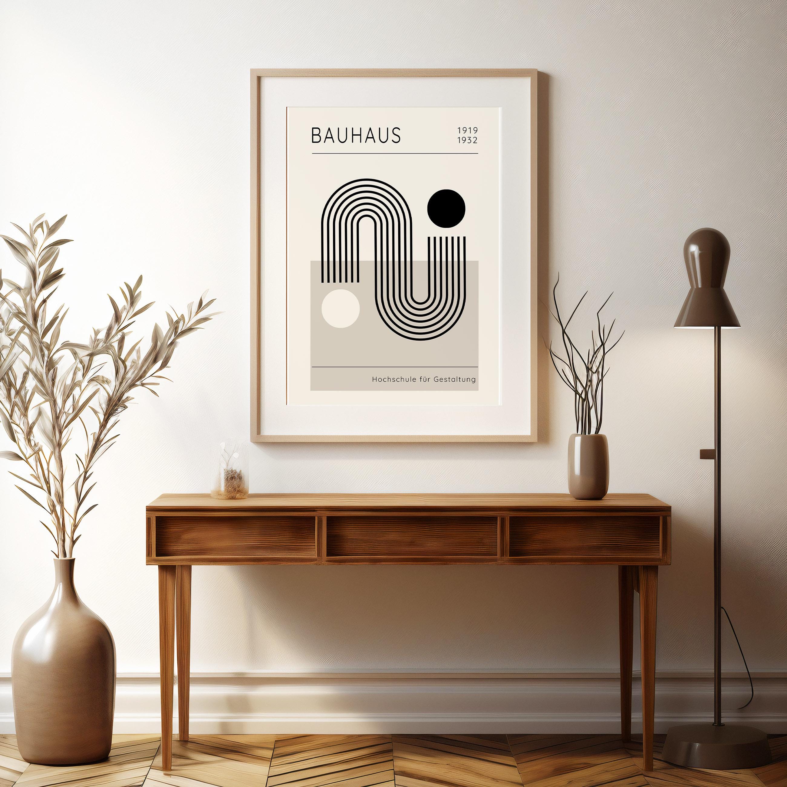 Bauhaus Wall Art Exhibition Poster Print Collection Geometric Design ...