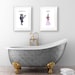 Bathroom Wall Art Quirky Bathroom Signs Ladies and Gentlemen Restroom ...