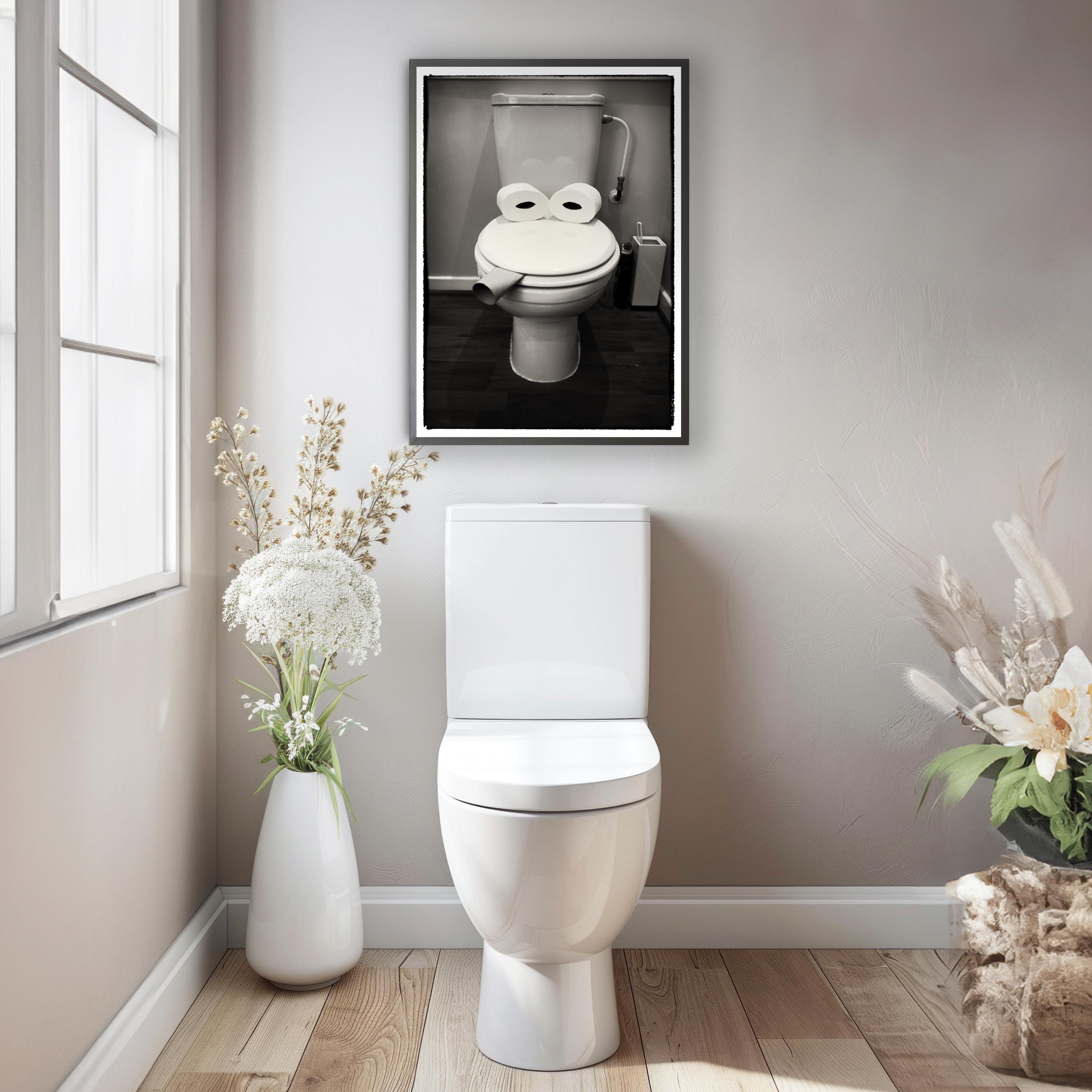 Decorazione da parete del bagno con ninfea rosa arte della - Italia