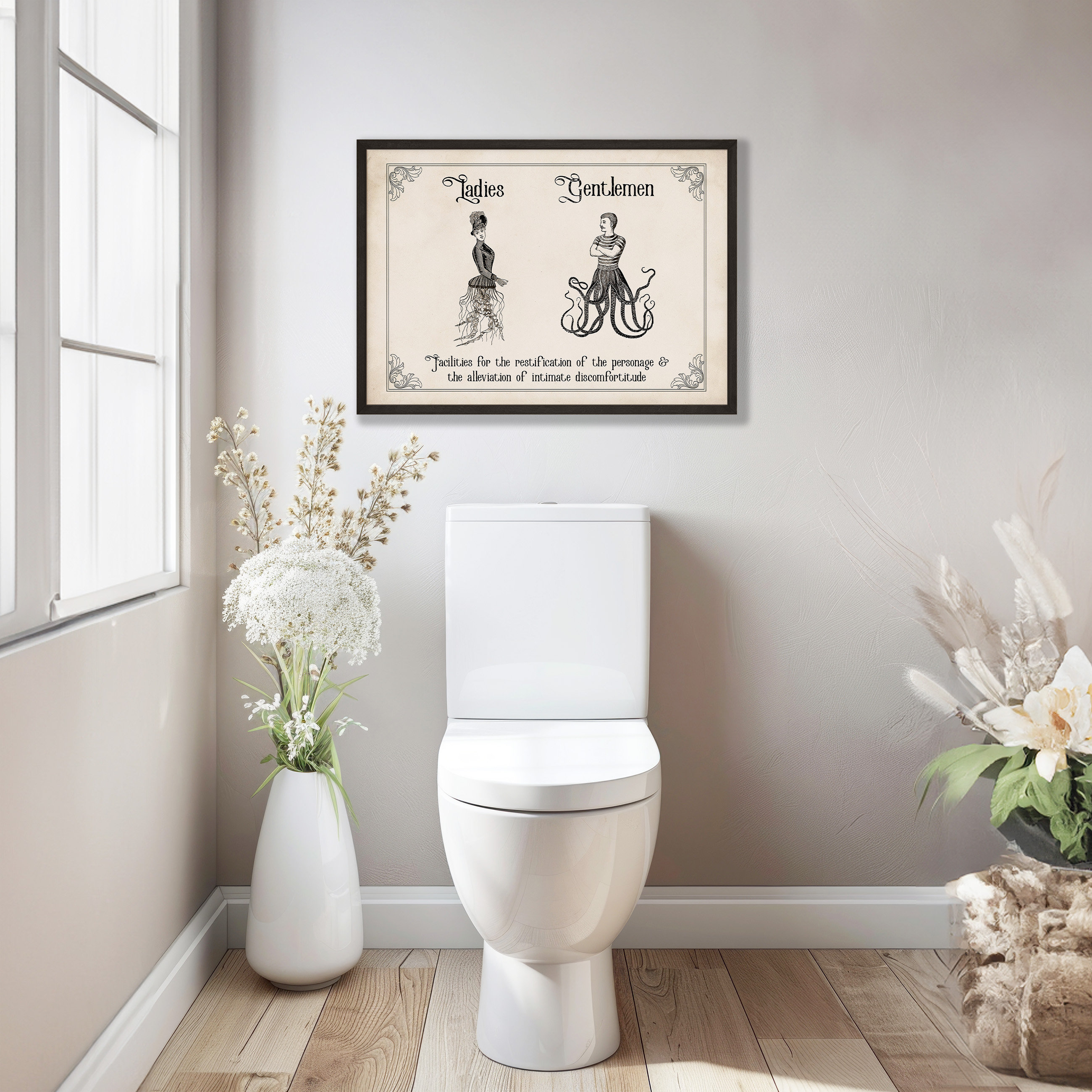 Super rare❗️2vintage l toilet signs Don't forget to flush! Retro Vintage Style Metal Sign