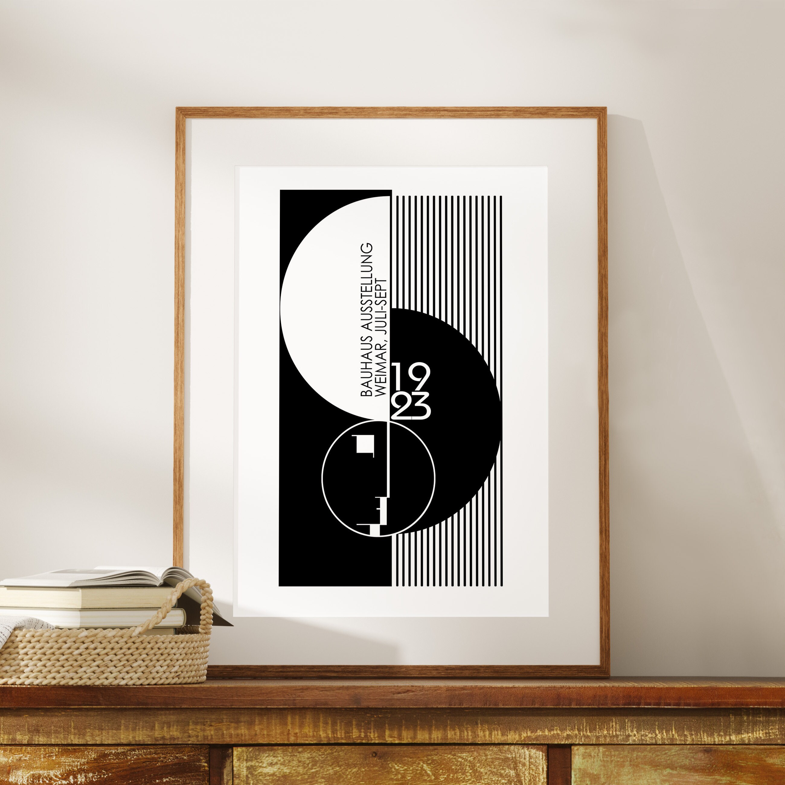 Bauhaus Print Black and White Art Bauhaus Poster Modern Art Modern Art ...