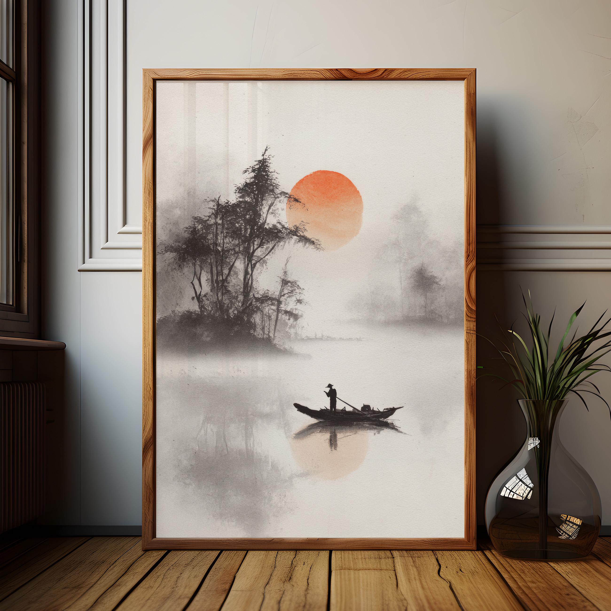 黒水墨画 - Etsy 日本