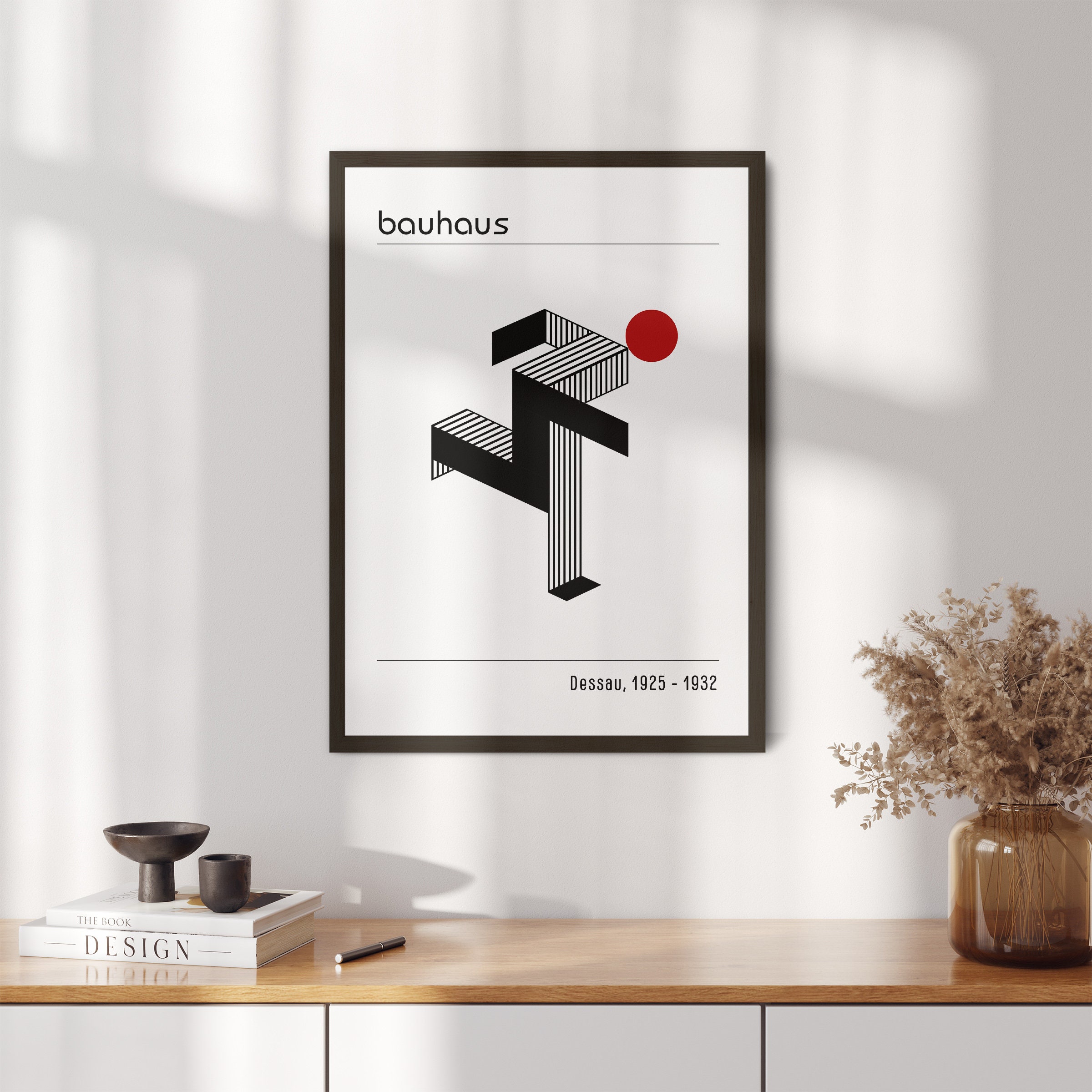 Bauhaus Print Black and White Art Bauhaus Poster Modern Art Modern Art ...