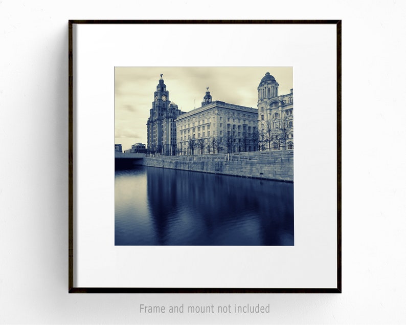 Liverpool Wall Art Set Liverpool Skyline Architecture Print Etsy