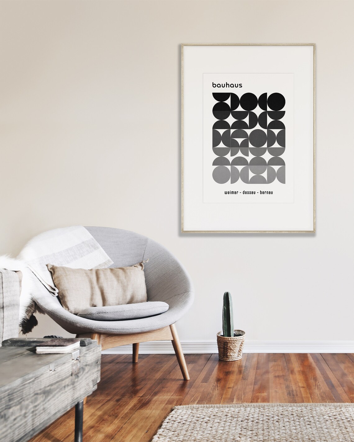 Bauhaus Print Black and White Wall Art Bauhaus Poster Modern Art Modern ...