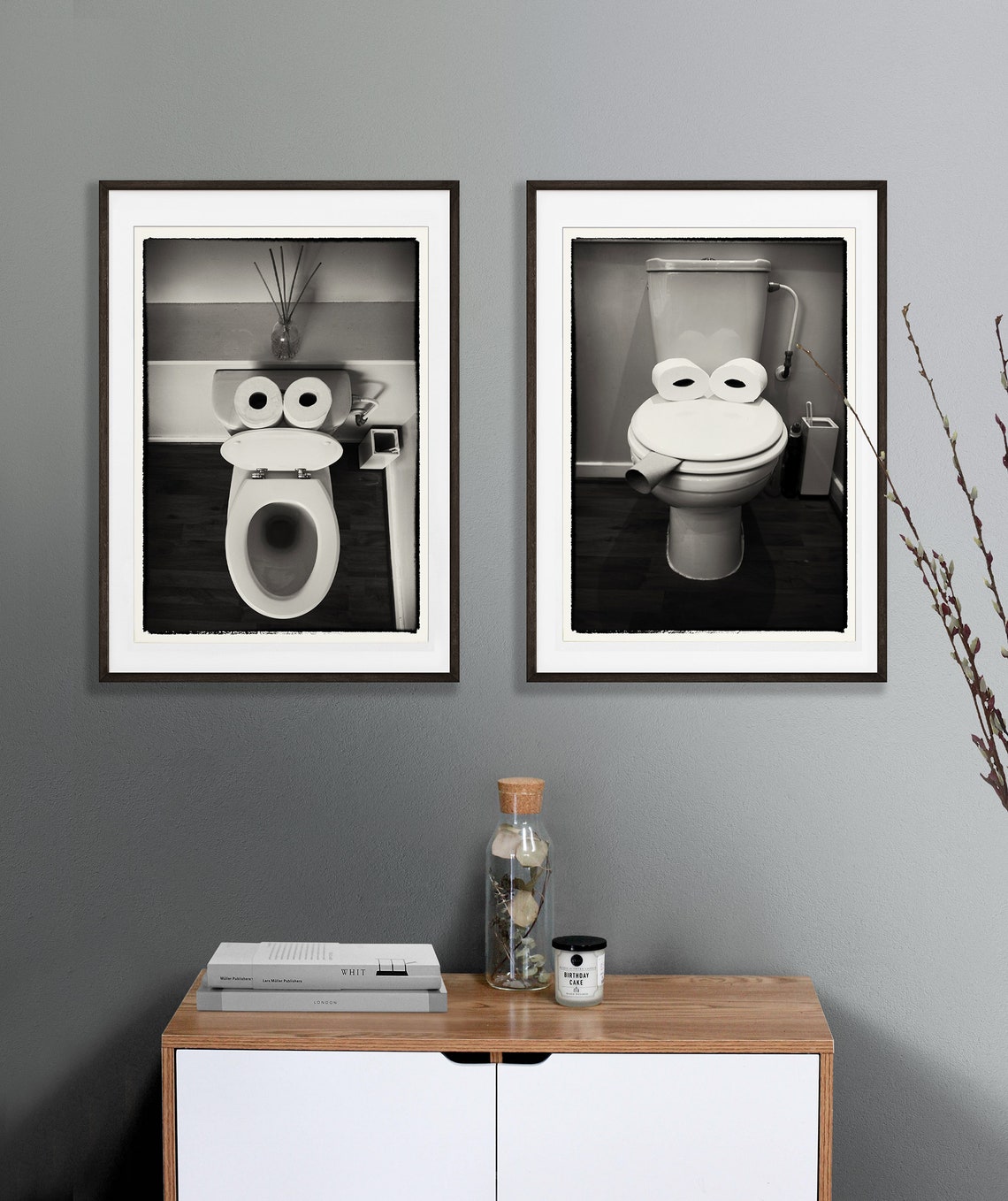Funny Toilet Photos Bathroom Wall Art Ensuite Decor Ideas - Etsy