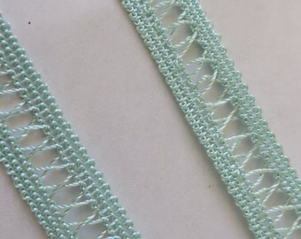 Sale 7 m green high-quality lacing 1.2 cm wide