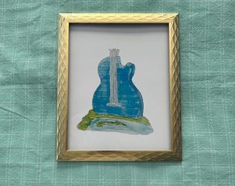Guitar Hotel FL Print