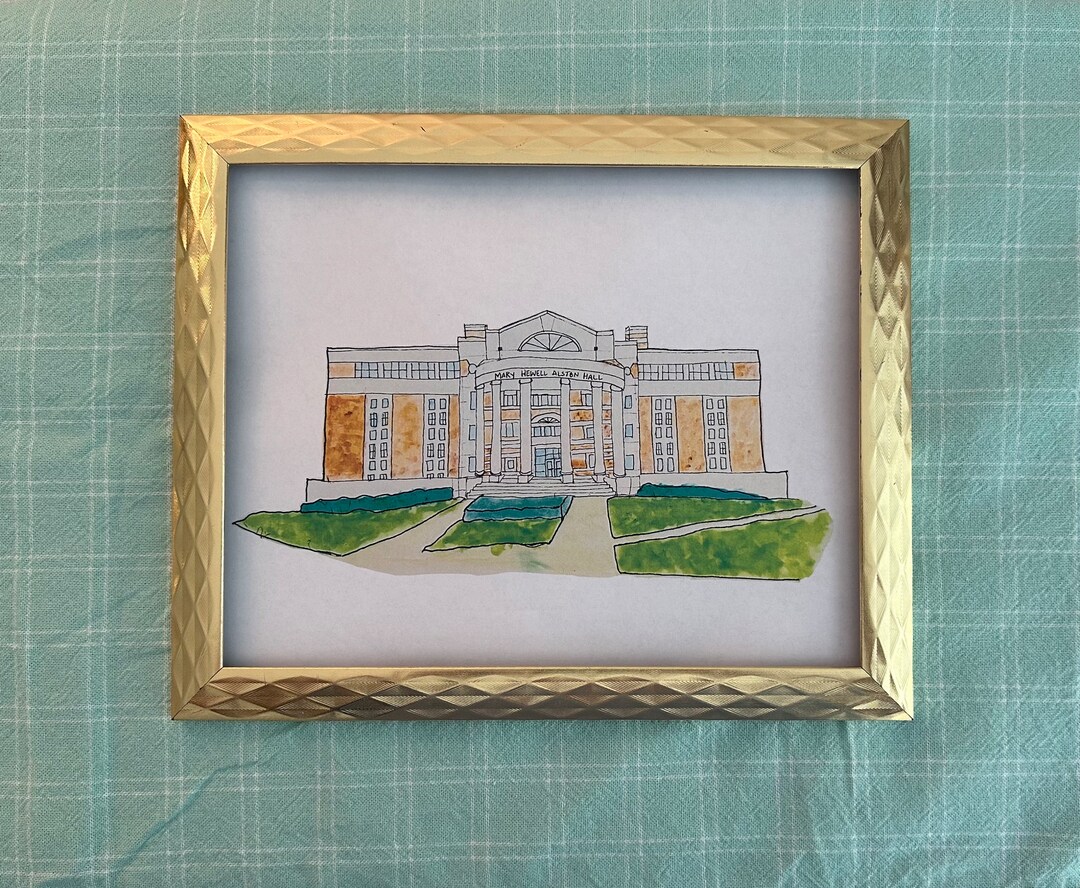 Alston Hall at the University of Alabama Print - Etsy