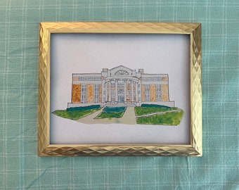 Alston Hall at The University of Alabama Print