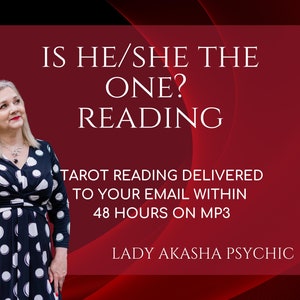 Is He/She The One Psychic Reading, Love and Relationship Insights, Accurate Guidance, Relationship Future, Twin Flame, Soul Mate Reading