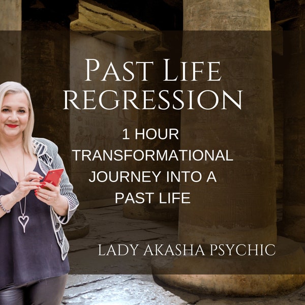 Past Life Regression Session, 1 Hour, Explore Past Lives, Spiritual Journey, Hypnotherapy, Discover Your Past Lives, Past Life Healing