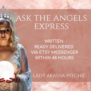 Lecture aux anges, lecture en 3 questions, guidance divine, perspectives spirituelles, lecture intuitive du tarot, envoi 24 h sur Etsy Messenger
