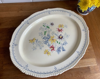 Ridgway antique Cornwall extra large platter.