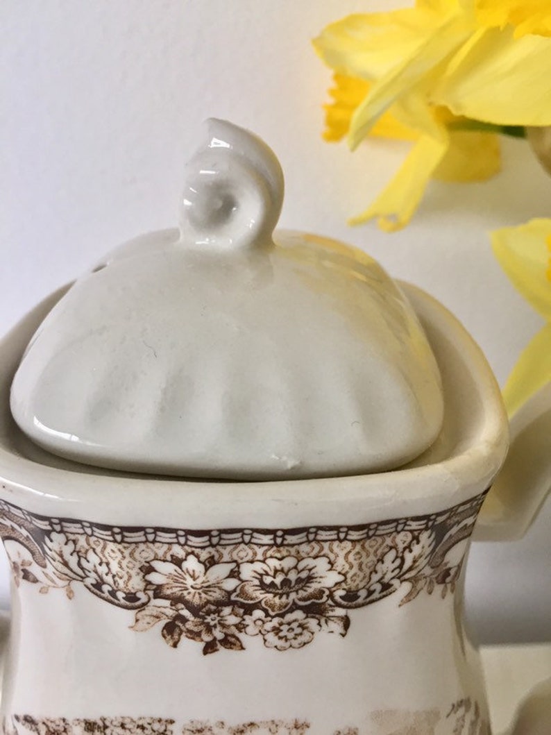 Gorgeous vintage English china coffee pot