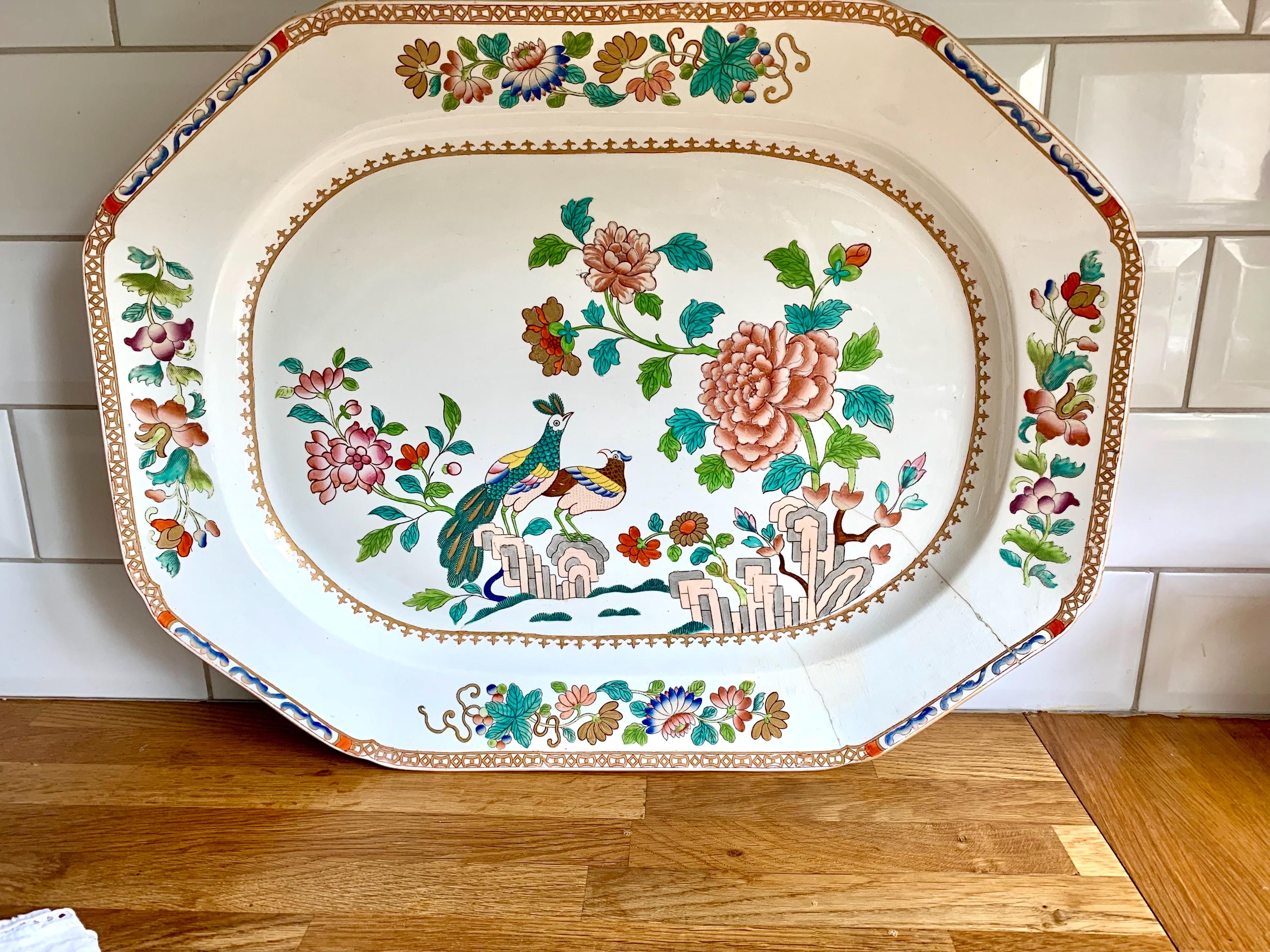 Antique willow dish - Etsy 日本