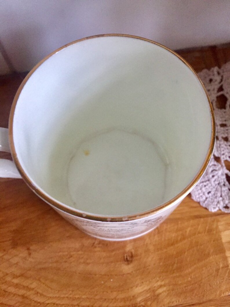 Vintage World War I 1919 peace cup Memento of the great war.